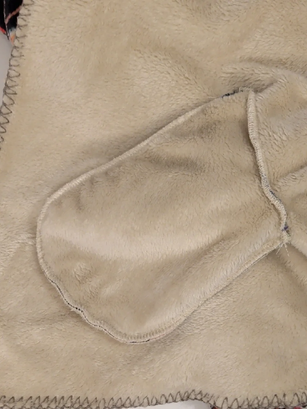 Johnny Was Biya Sherpa Hooded Jacket Soft Fleece Colorful Flowers Oversized Sz L - Picture 12 of 12